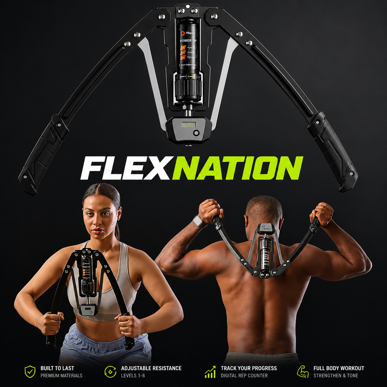 FlexNation TitanPress — Hydraulic Power Trainer