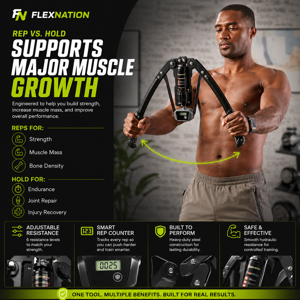 FlexNation TitanPress — Hydraulic Power Trainer