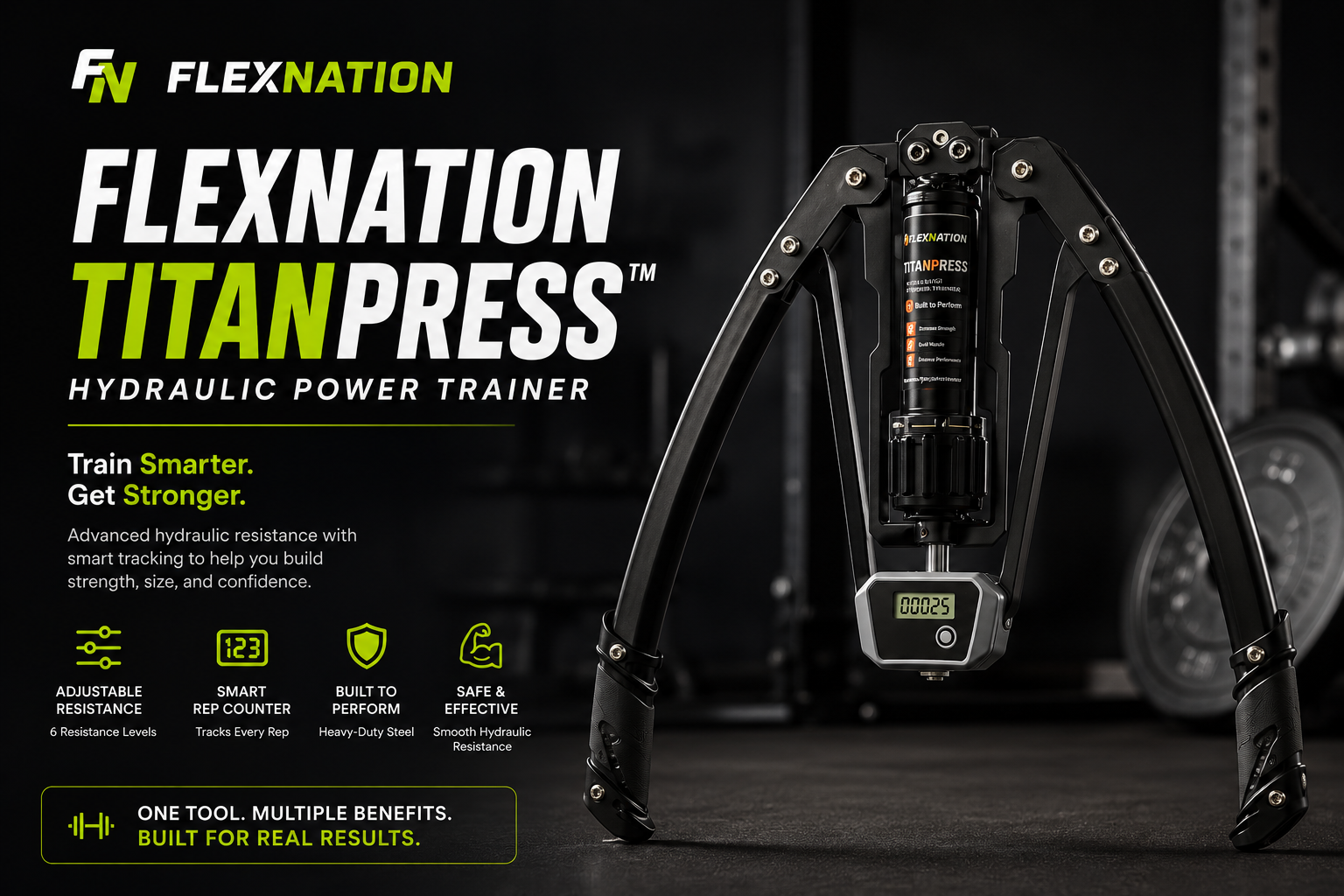 FlexNation TitanPress — Hydraulic Power Trainer